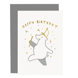 Carte de Vœux Ours "Happy Birthday"