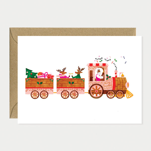 Christmas train - Greeting card