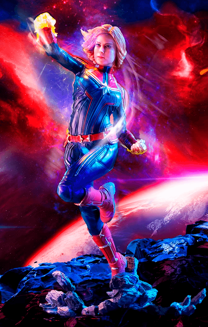 Captain Marvel Statue - Captain Marvel - Art Scale 1/10 - Iron Studios