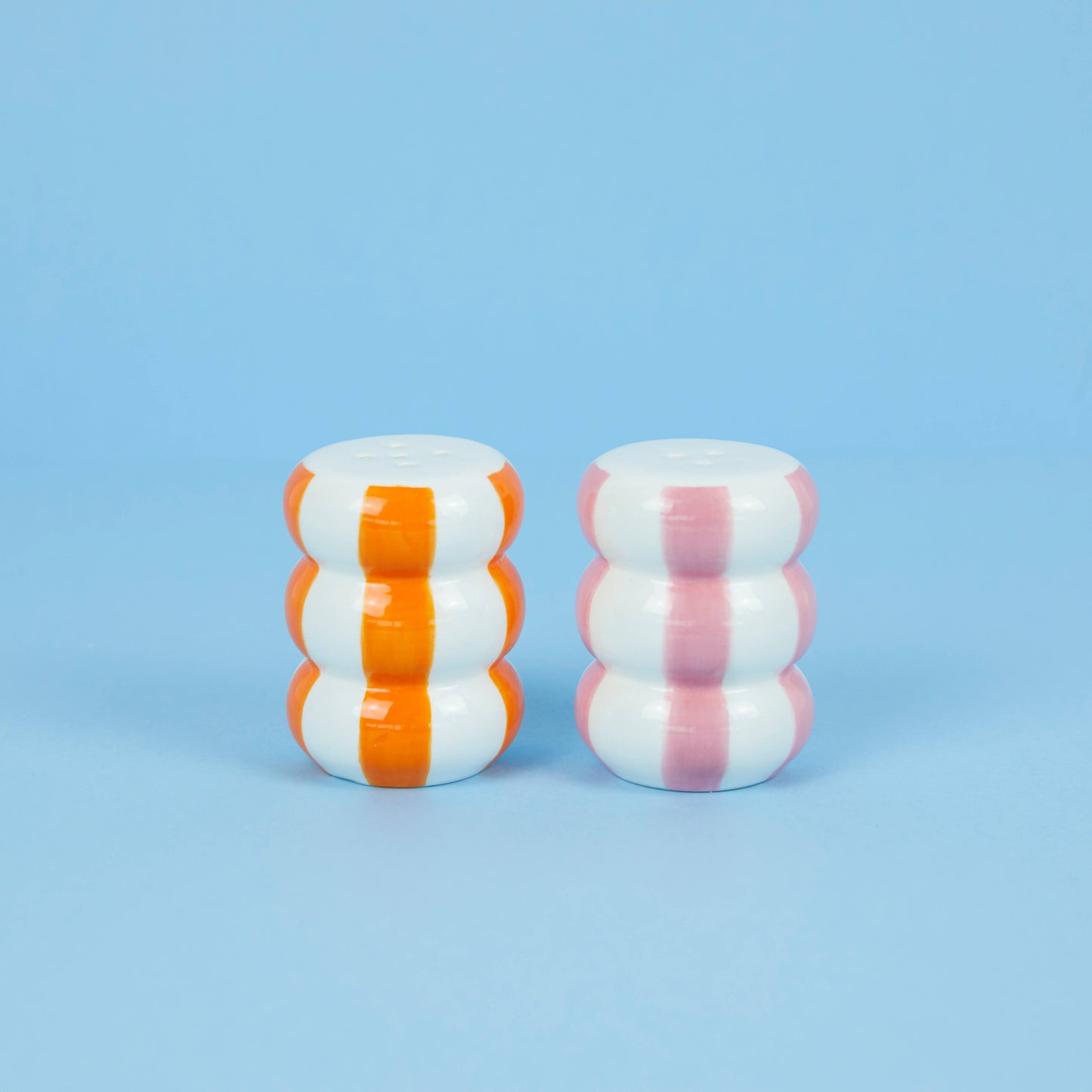 Salt and pepper buoys - Orange/Pink