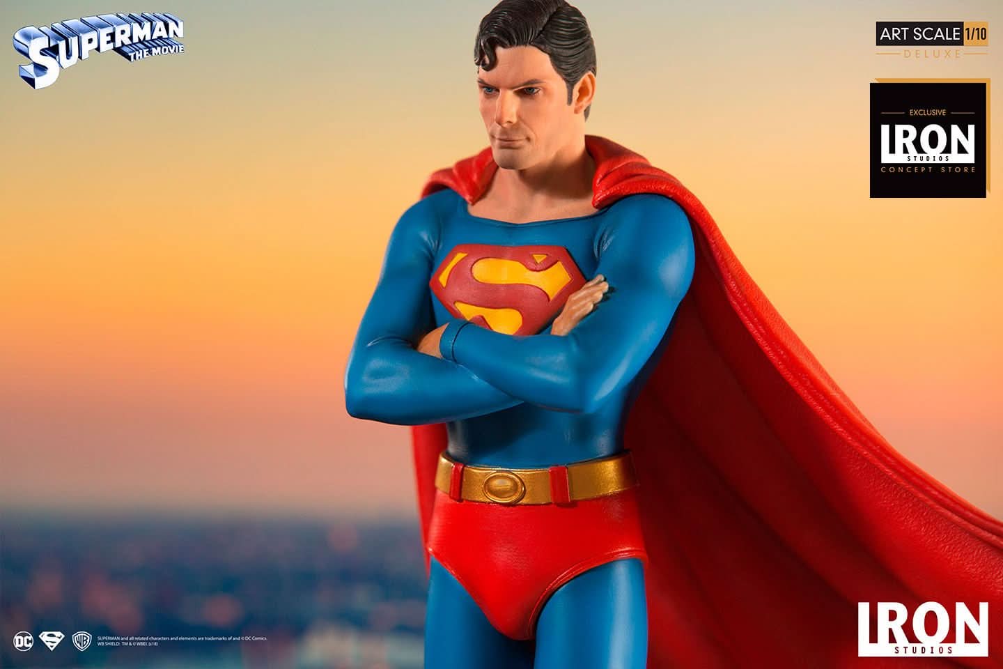 Superman: The Movie 1978 Deluxe Statue - DC - Art Scale 1/10 - Iron Studios
