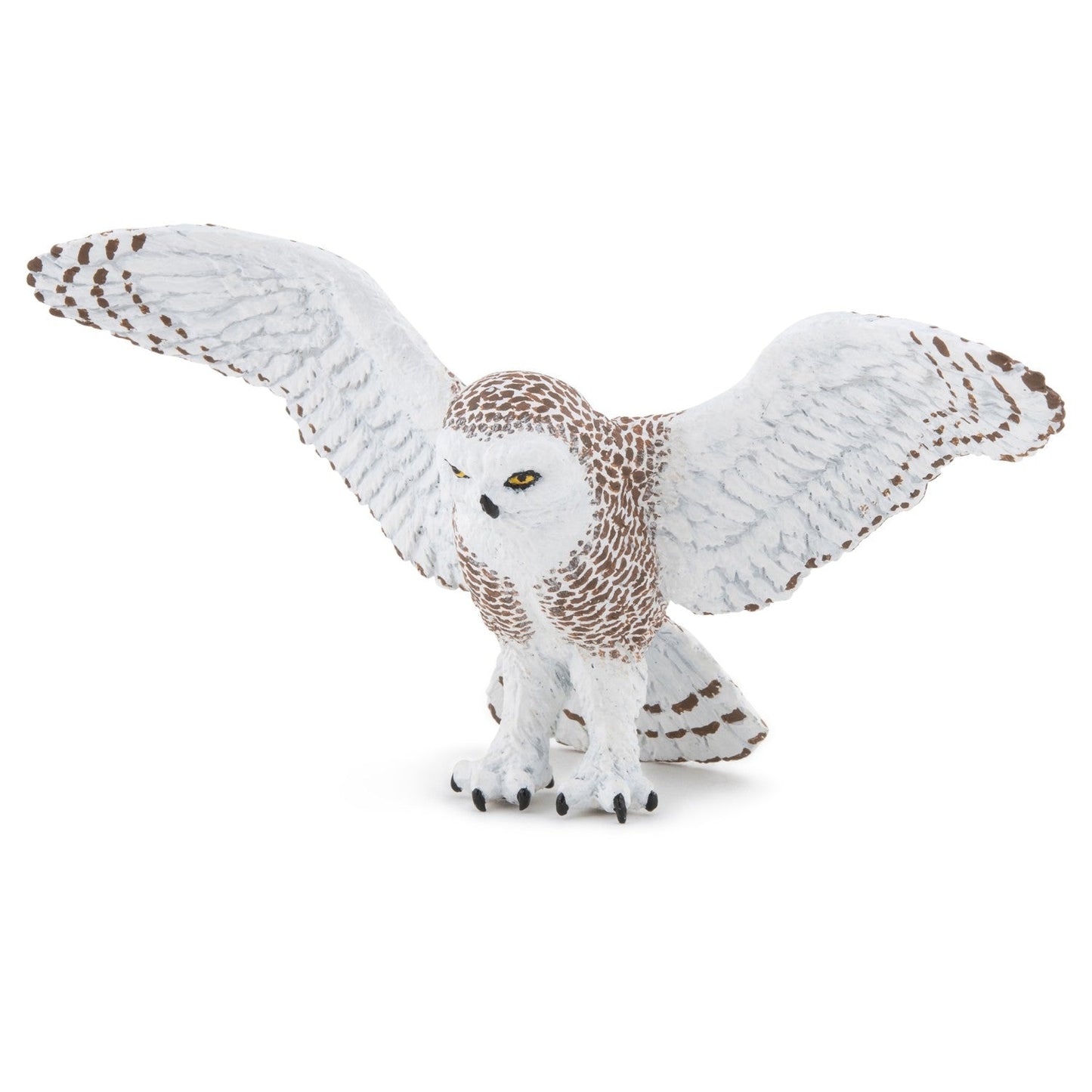 Flying Snowy Owl Figurine