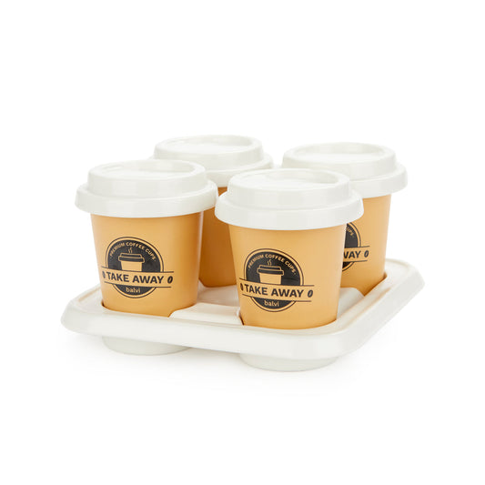 Jeu de tasses à café à emporter