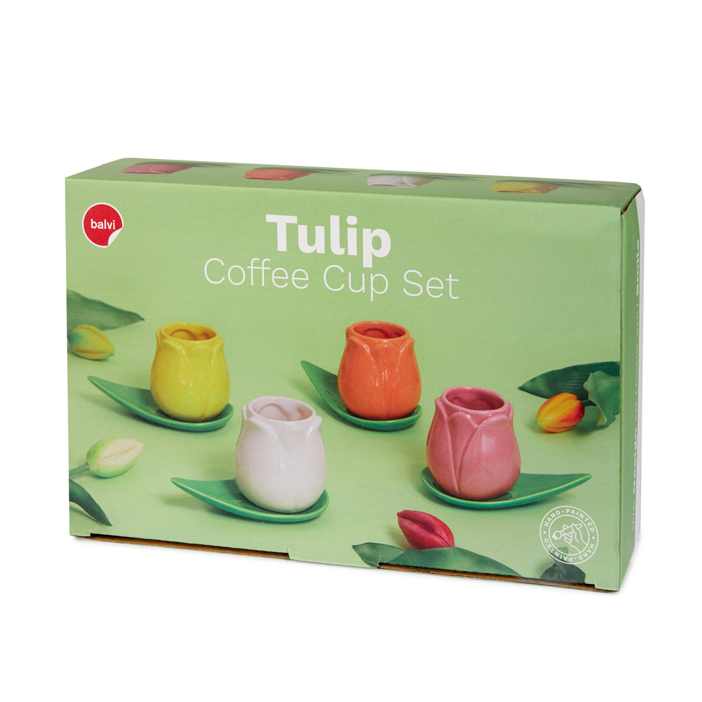 Set de 4 tasses à café Tulip