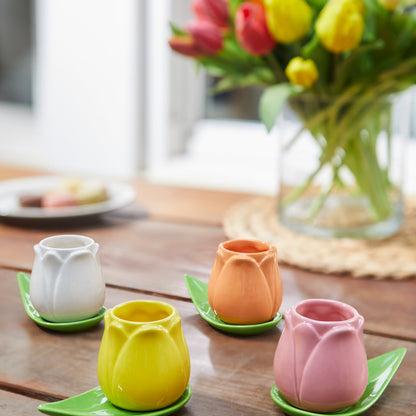 Set de 4 tasses à café Tulip