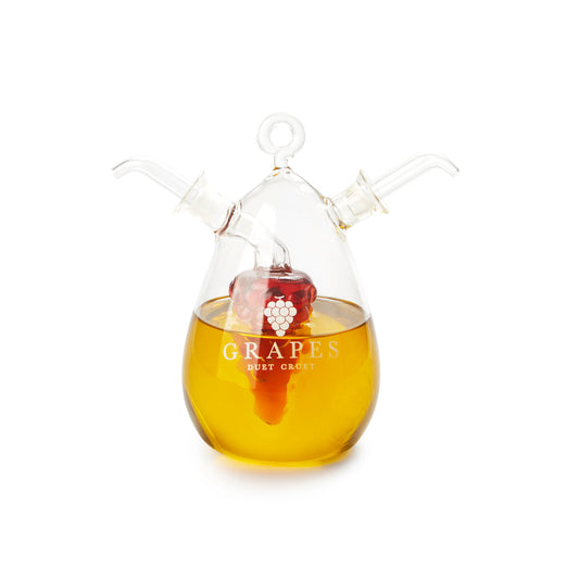 Double Cruet with Grapes