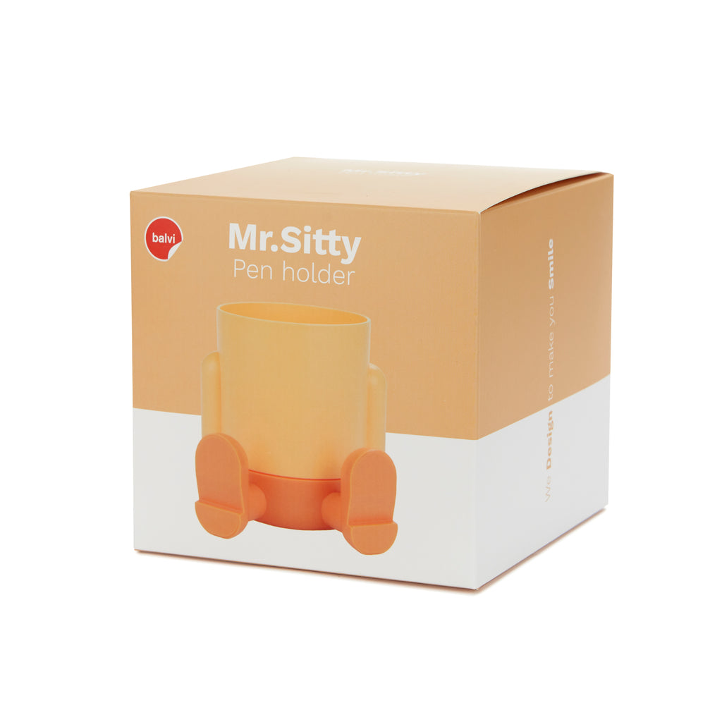 Mr. Sitty Two-Tone Pencil Holder