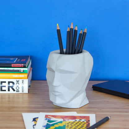 The Head Pencil Holder
