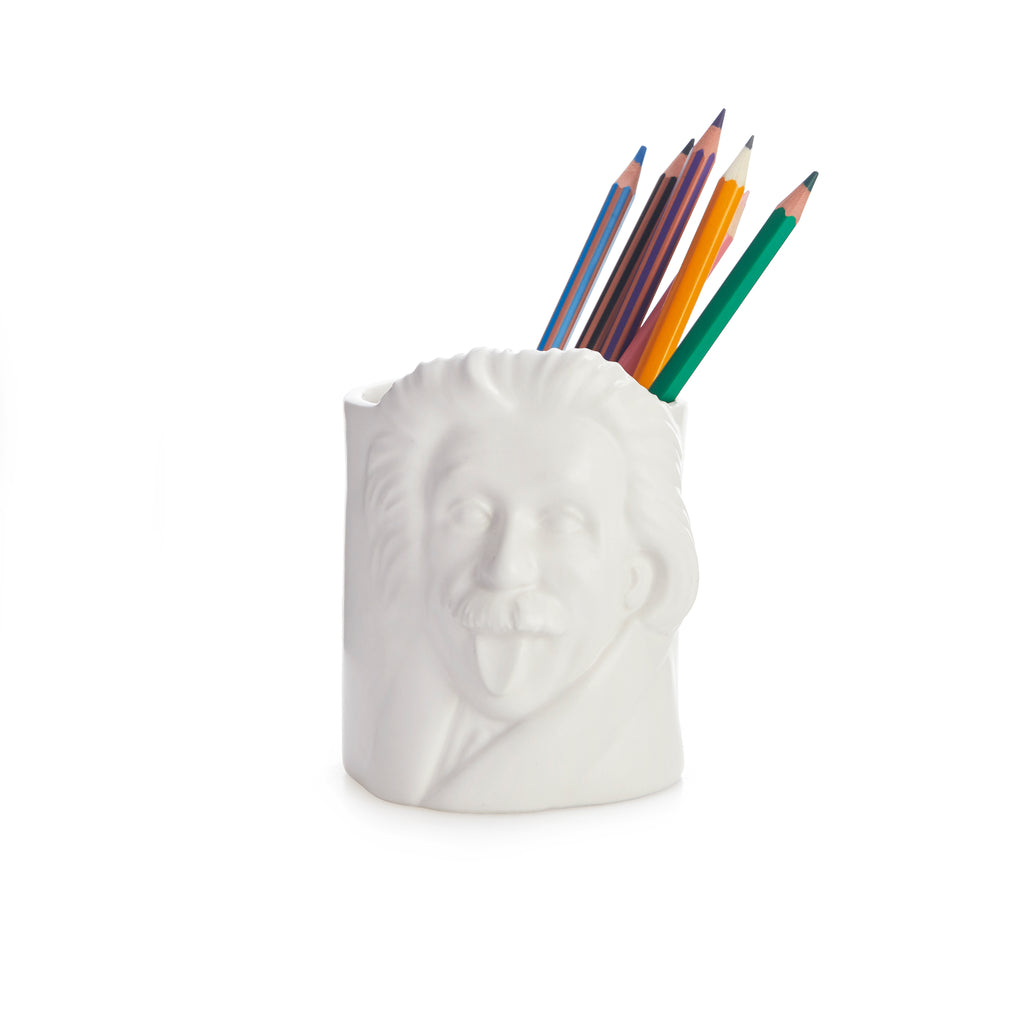 Pot à crayons Albert Einstein
