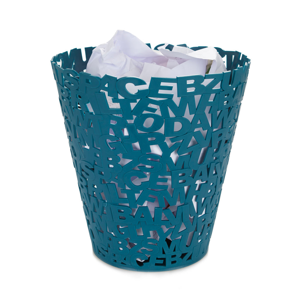 Corbeille à papier Letters