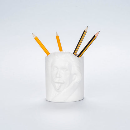 Pot à crayons Albert Einstein