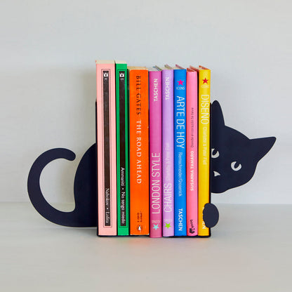 Serre-livres double Hidden Cat
