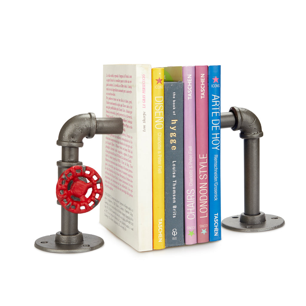 Serre-livres double Pipeline