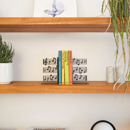 Music Double Bookend