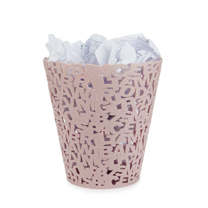 Corbeille à papier Letters