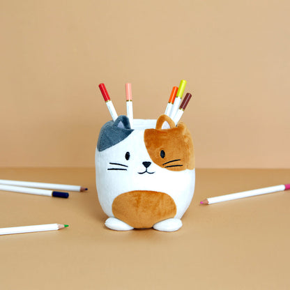 Pot à crayons Fluffy Kitty Calico
