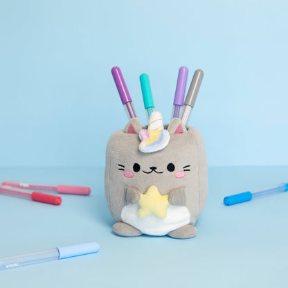 Fluffy Kawaii Starry Pencil Holder