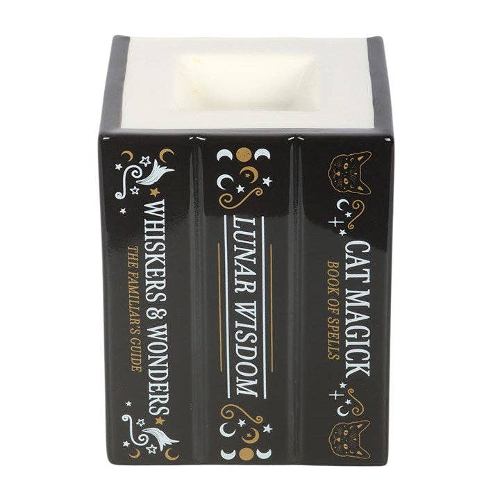 Black Cat Spell Book Tart and Oil Burner