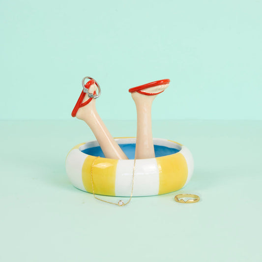 Happy Legs Summer Jewelry Holder