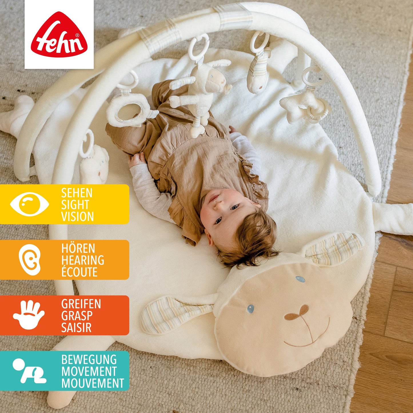 3-D Activity Blanket Sheep