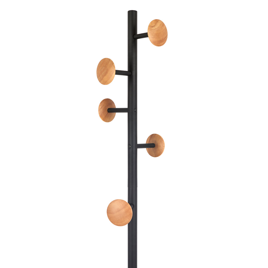 Porte-Manteau Shiitake – Bois & Acier