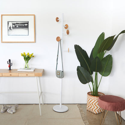 Shiitake Coat Rack – Wood & Steel