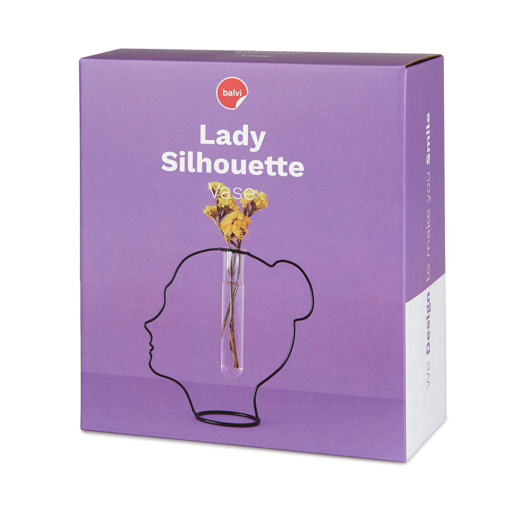 Vase Lady Silhouette