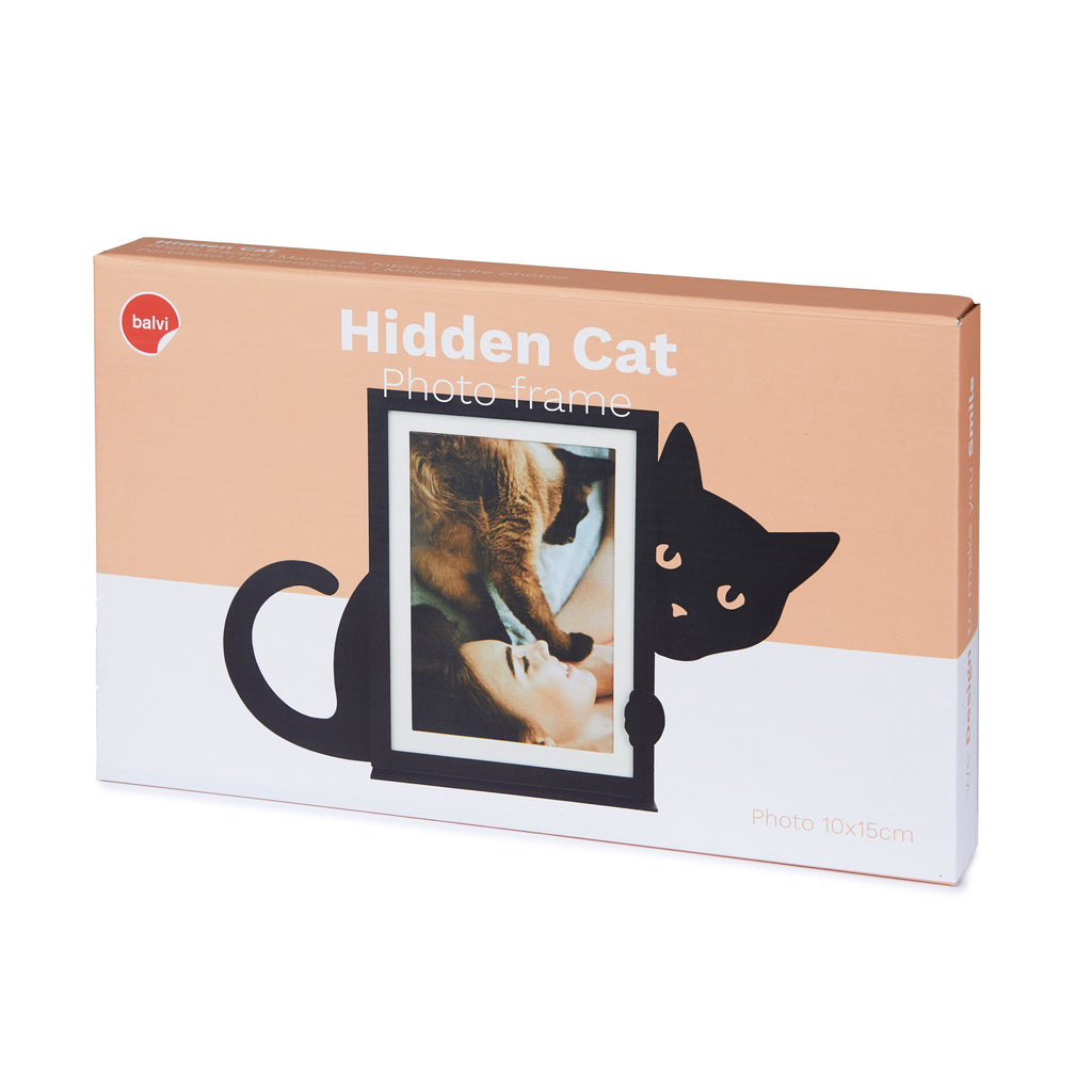 Cadre photo Cat caché