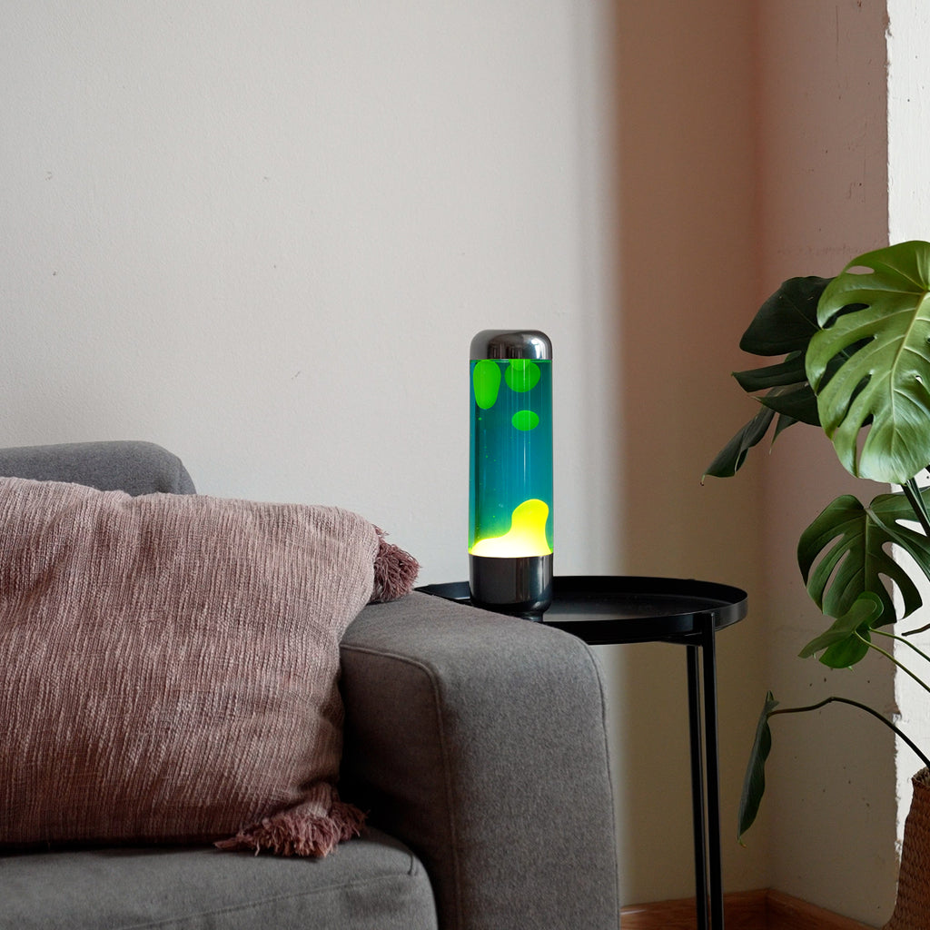 Lampe à lave Capsule - Bleu/Vert