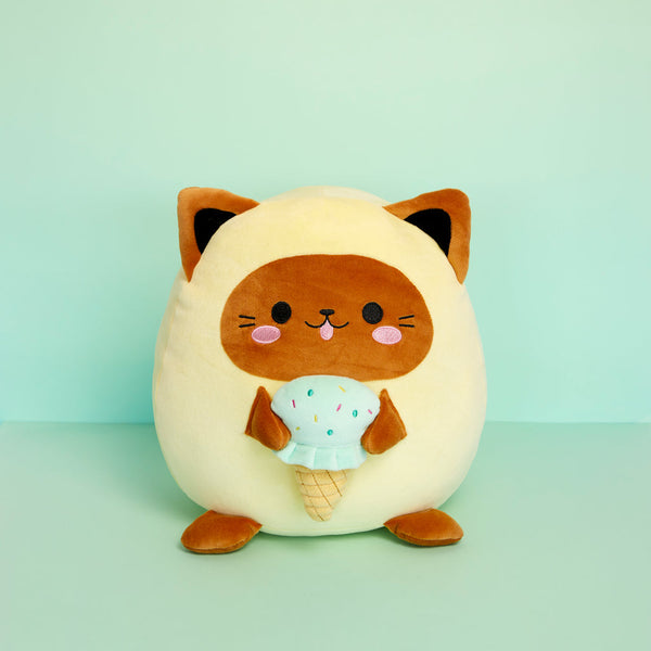 Coussin Fluffy Kawaii Minty