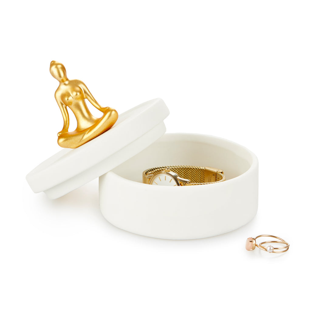 Boîte à bijoux de yoga