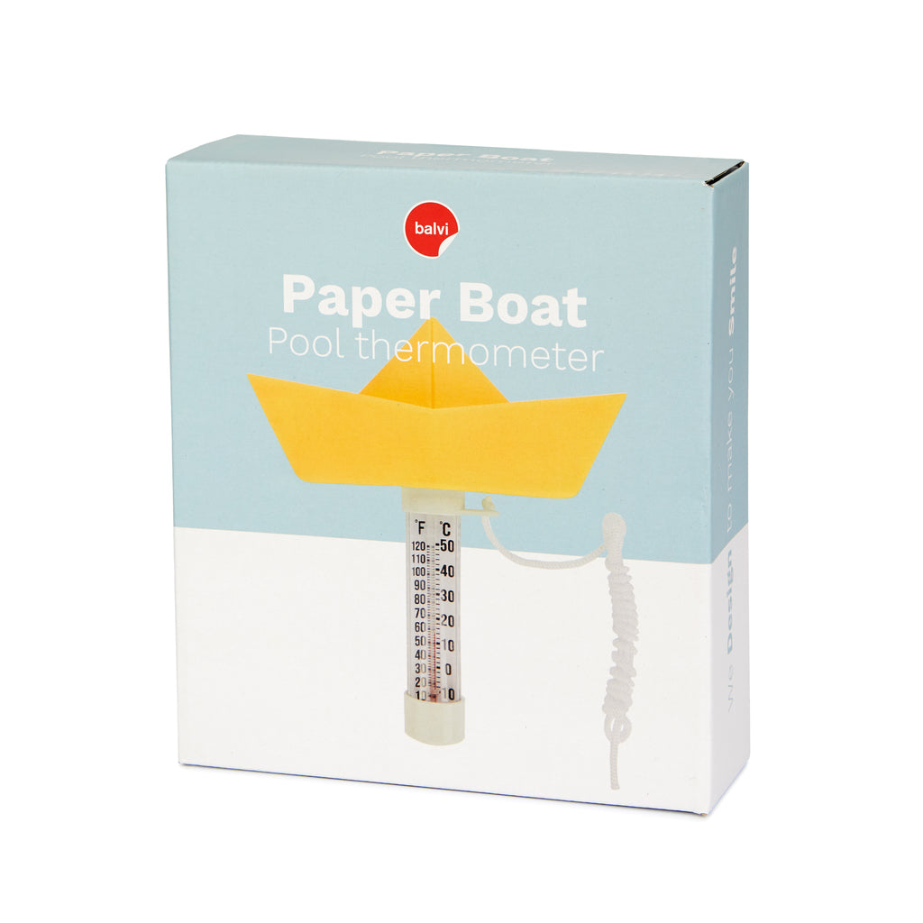 Paper Boat Shaped Pool Thermometer