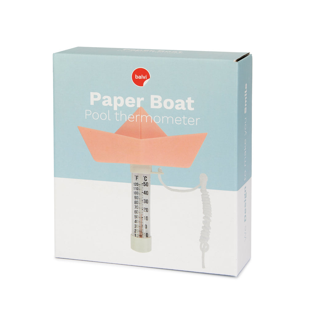 Paper Boat Shaped Pool Thermometer