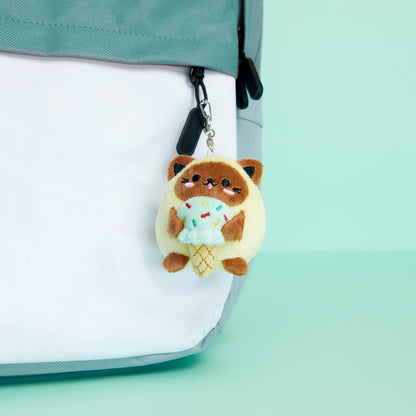 Porte-clés Fluffy Kawaii Minty