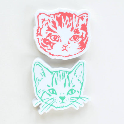 Cat Head Sticker