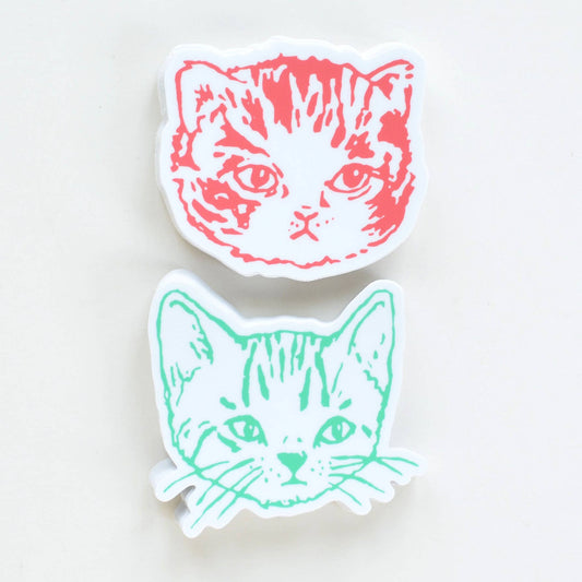 Cat Head Sticker