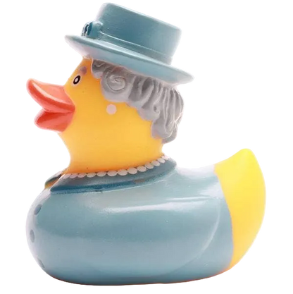 Canard Reine Elizabeth II - bleu
