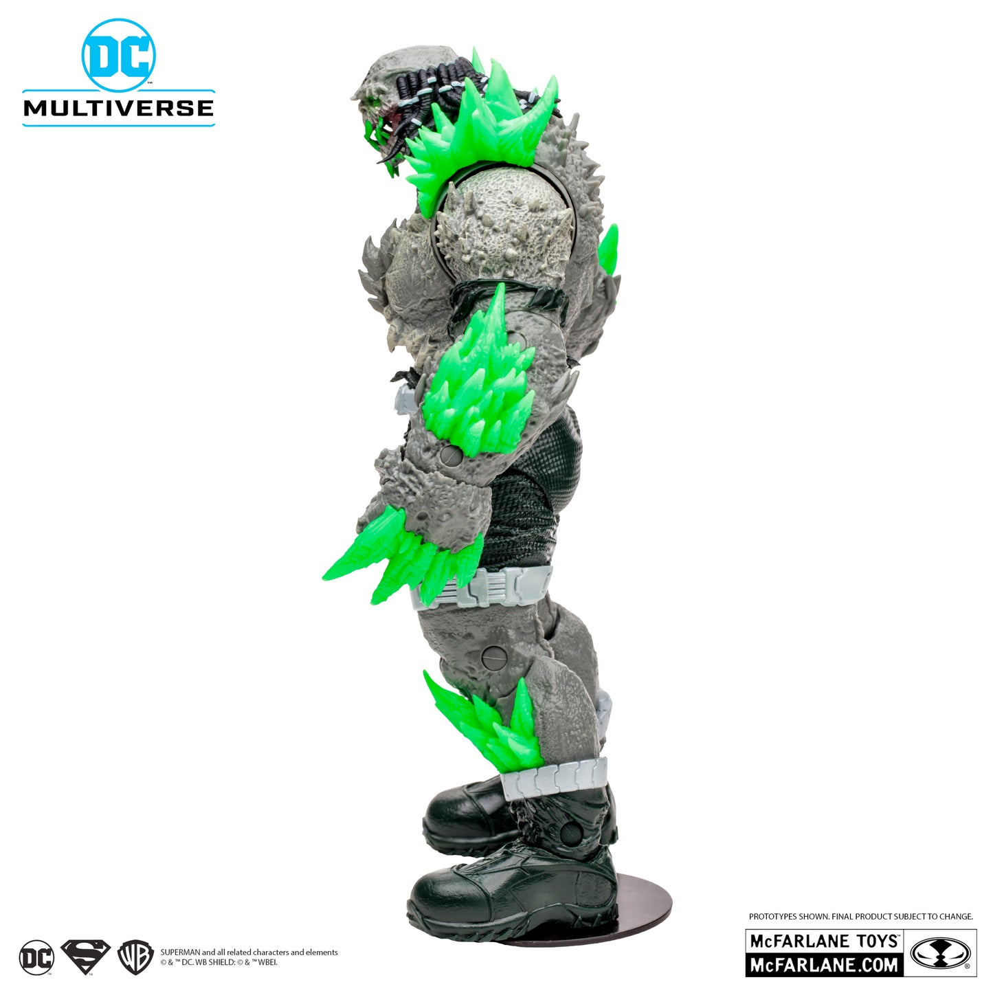 kryptonite doomsday superman batman mcfarlane toys
