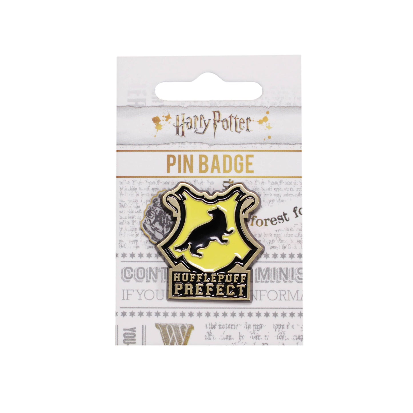 Harry Potter pin - Hufflepuff Prefect