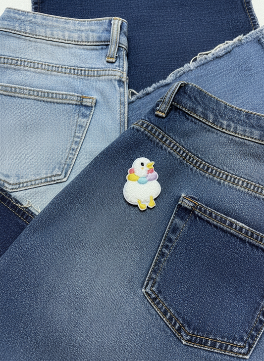 Iron-on duck patch