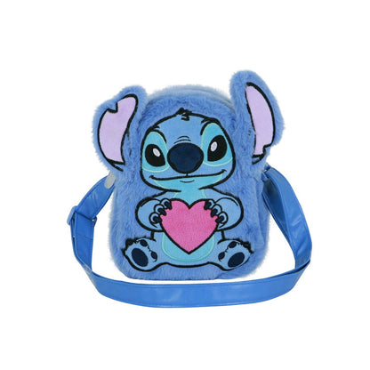 Disney Lilo &amp; Stitch Heart-Shaped Shoulder Bag Action Plush