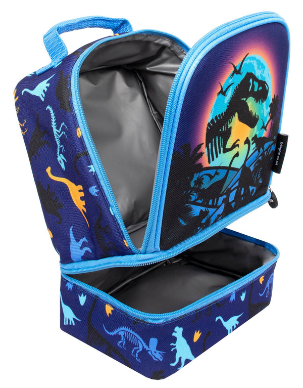 Sac à lunch à deux compartiments – dinosaure Moon