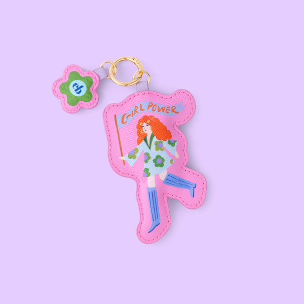 "Girls rule" keychain