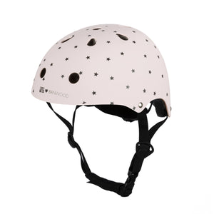 Casque Enfant – Rose Mat Étoiles