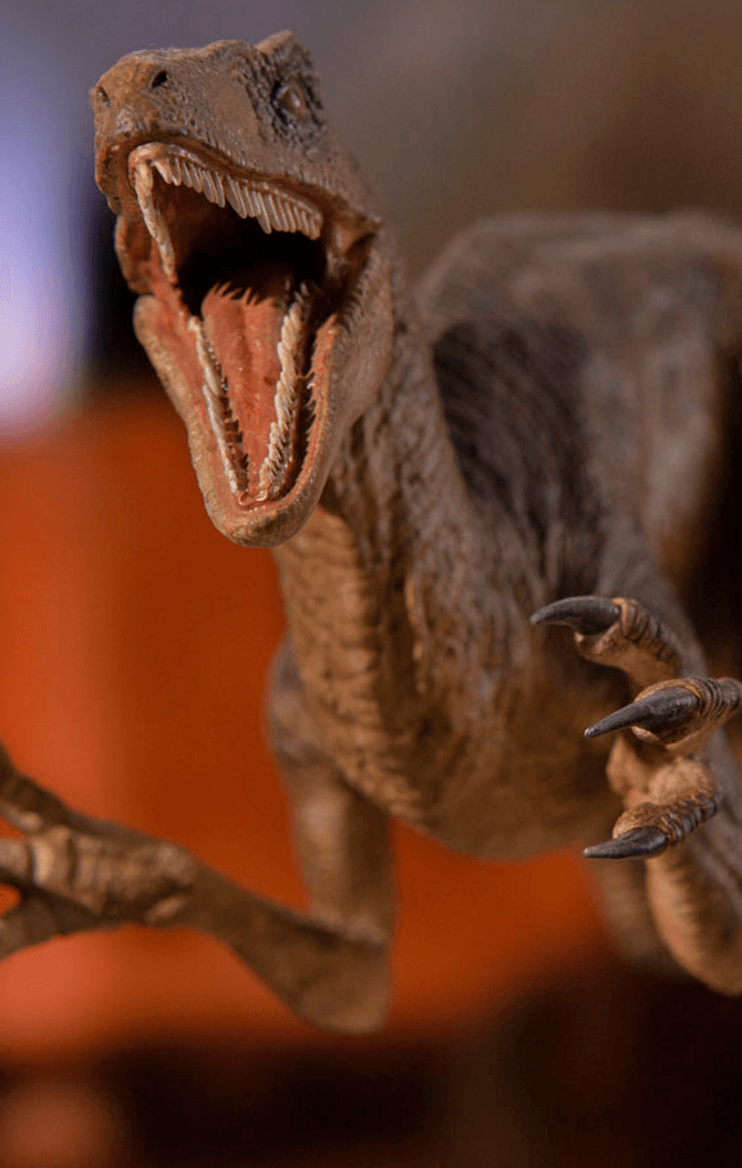 Velociraptor Attack Statue - Jurassic Park - Art Scale 1/10 - Iron Studios