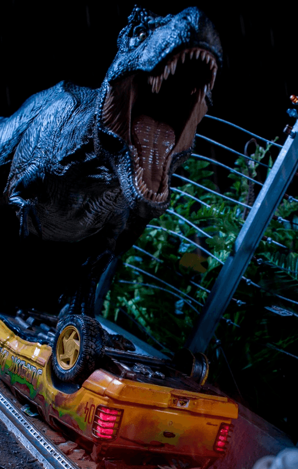 T-Rex Attack Statue - Art Scale 1/10 - Jurassic Park - Set A/B