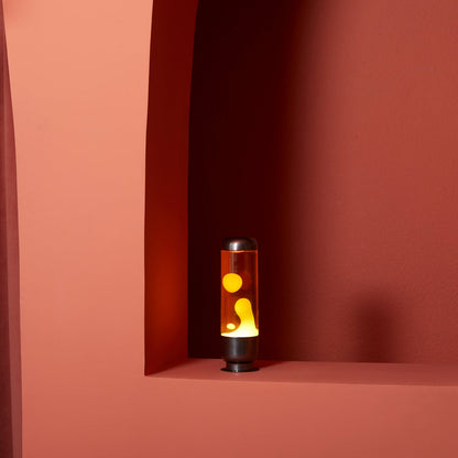 Lampe à lave Capsule - Orange/Jaune