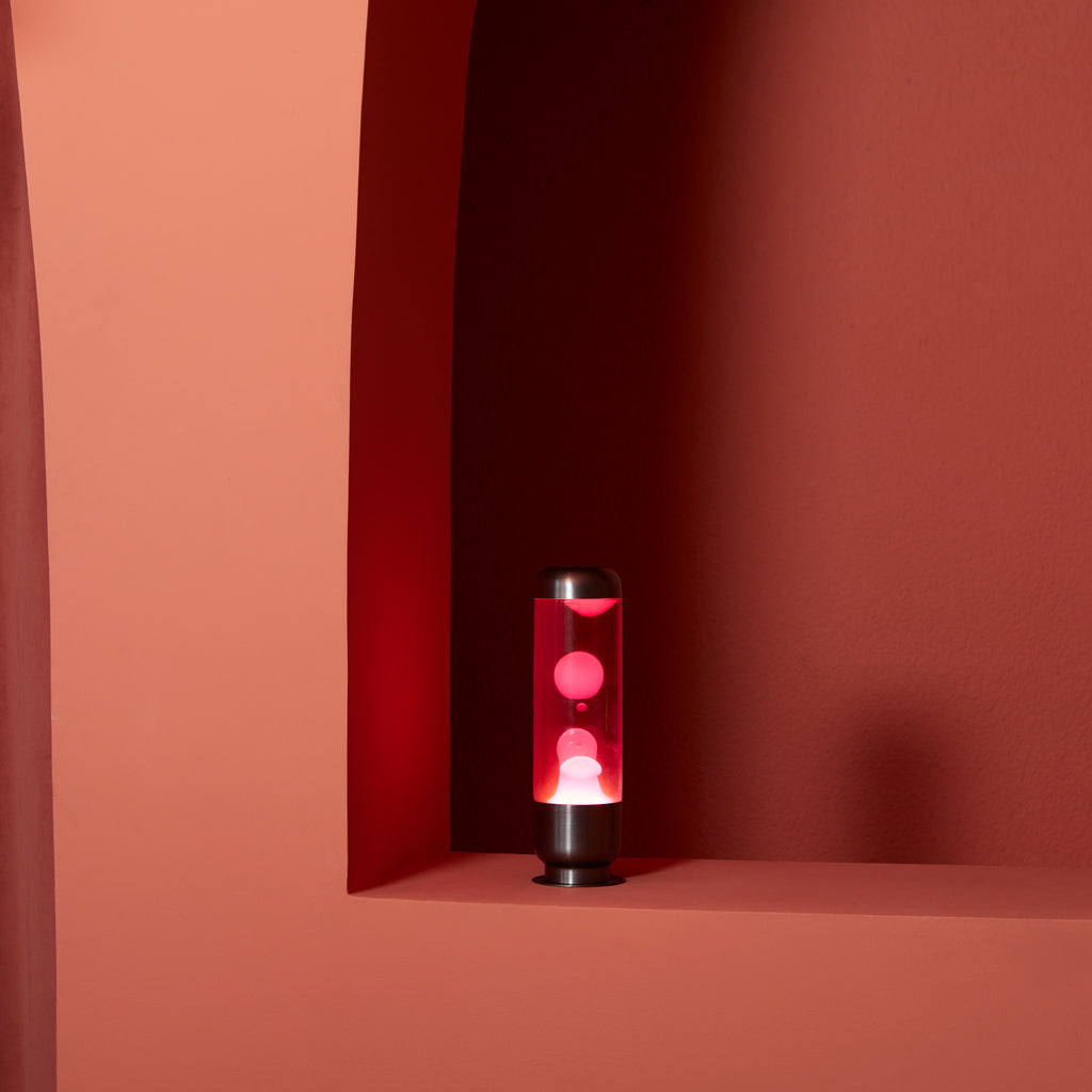 Lampe à lave Capsule - Rose