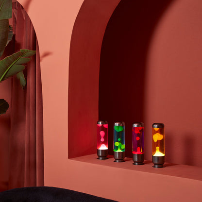 Lampe à lave Capsule - Violet/Rouge