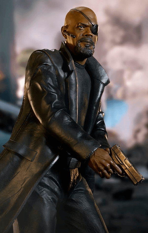 Nick Fury Statue - Spider-Man: Far From Home - Art Scale 1/10 - Marvel Comics
